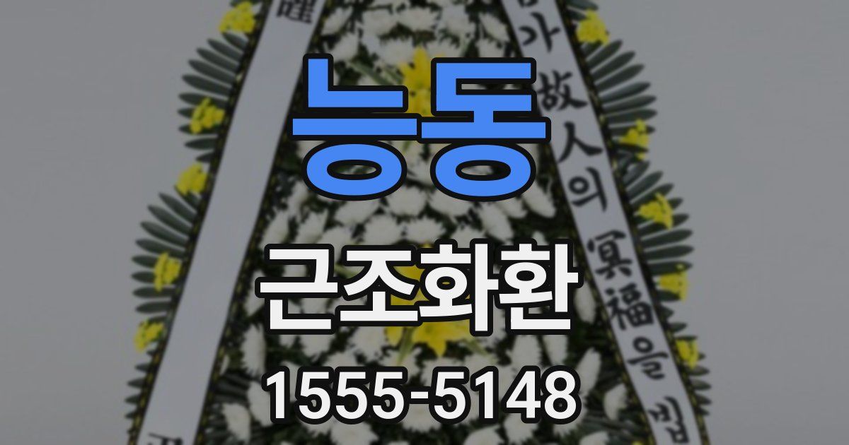능동 근조화환