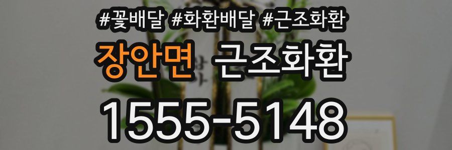 장안면 근조화환