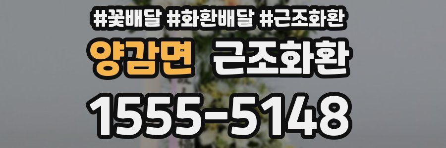 양감면 근조화환