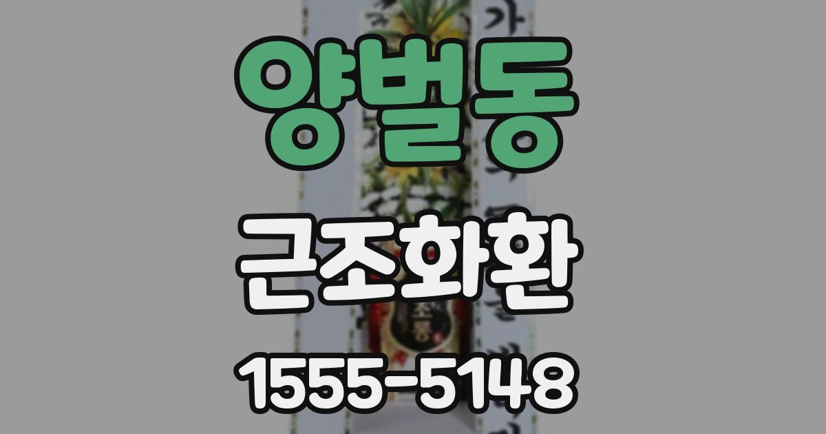 양벌동 근조화환