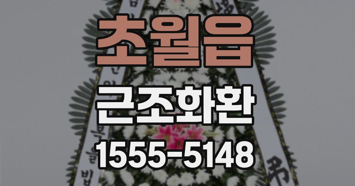 초월읍 근조화환