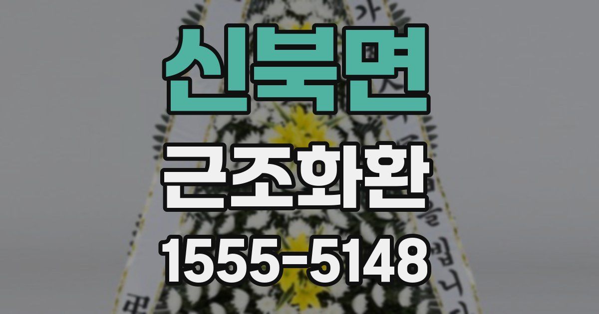 신북면 근조화환