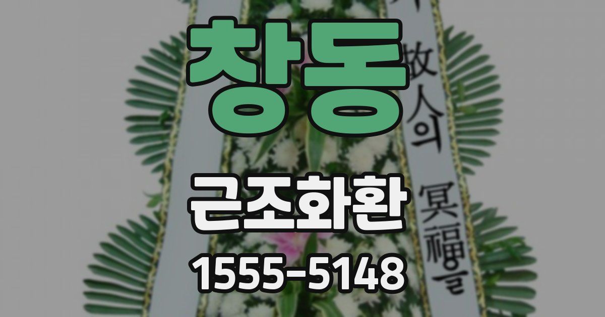 창동 근조화환