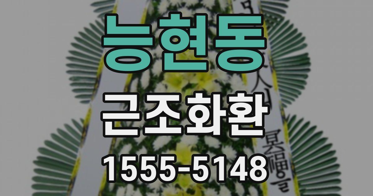 능현동 근조화환