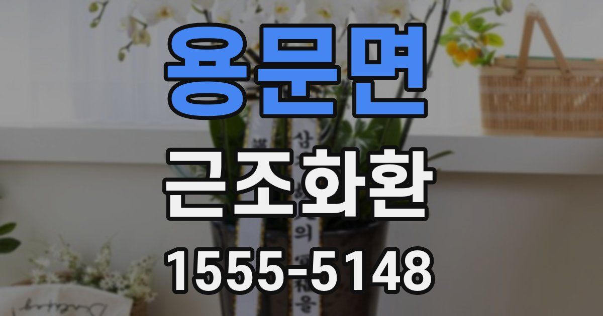용문면 근조화환