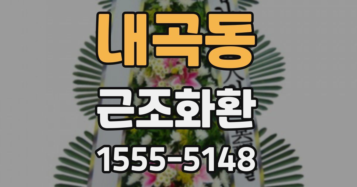 내곡동 근조화환