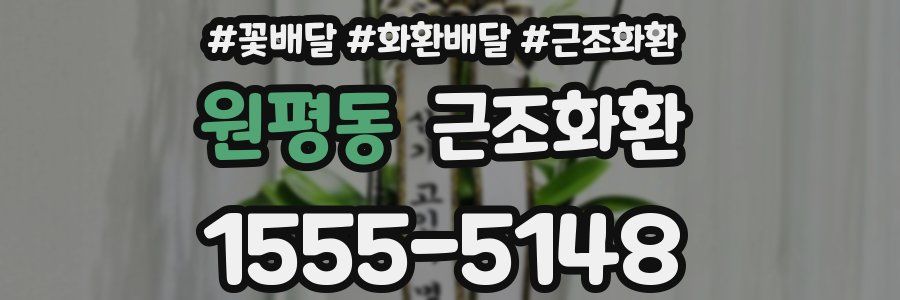 원평동 근조화환