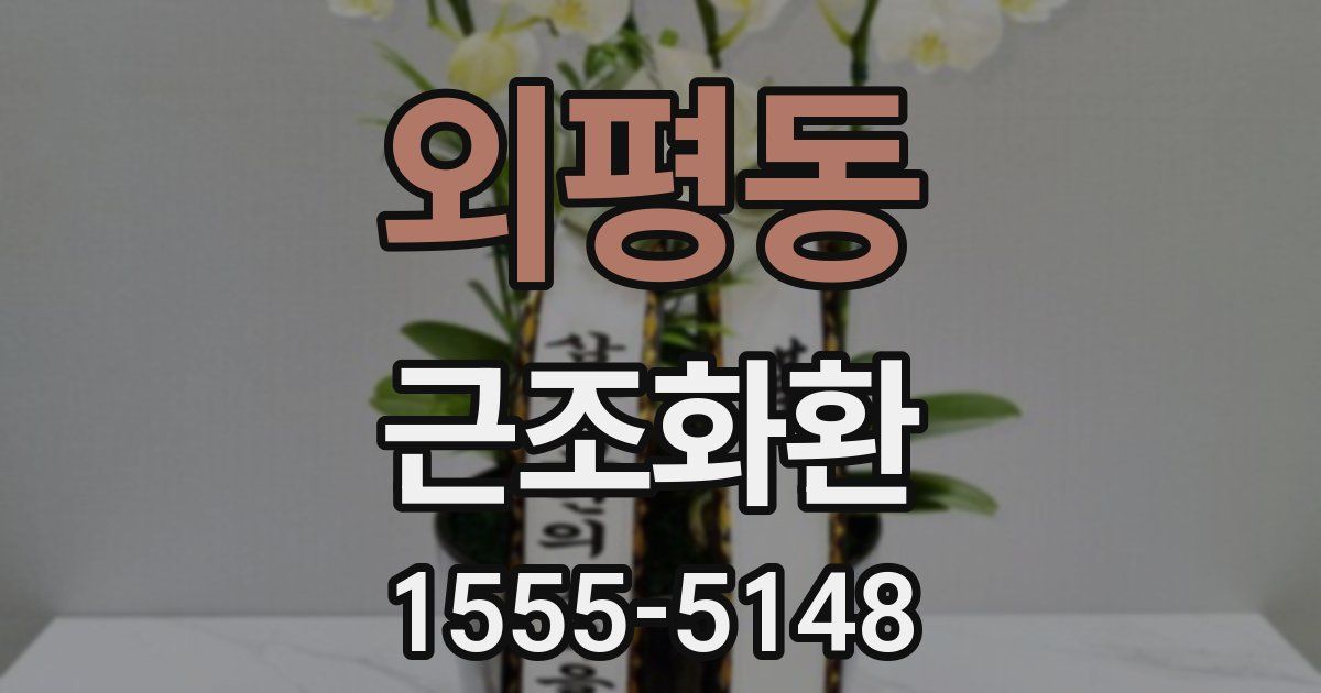 외평동 근조화환