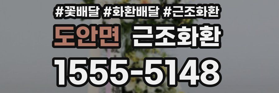 도안면 근조화환