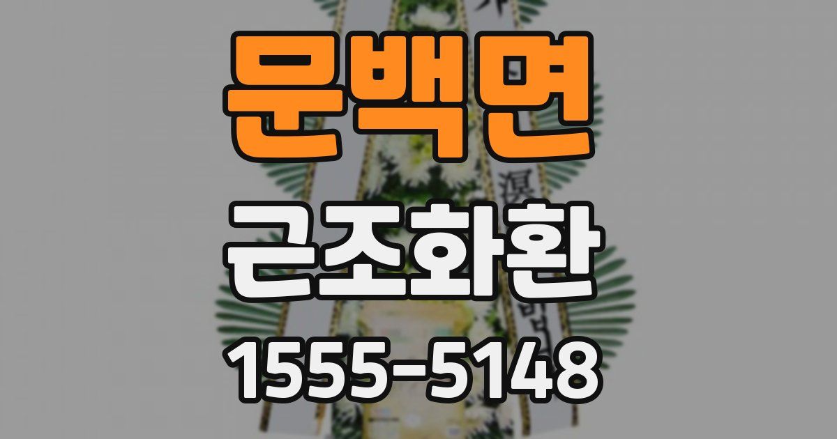 문백면 근조화환