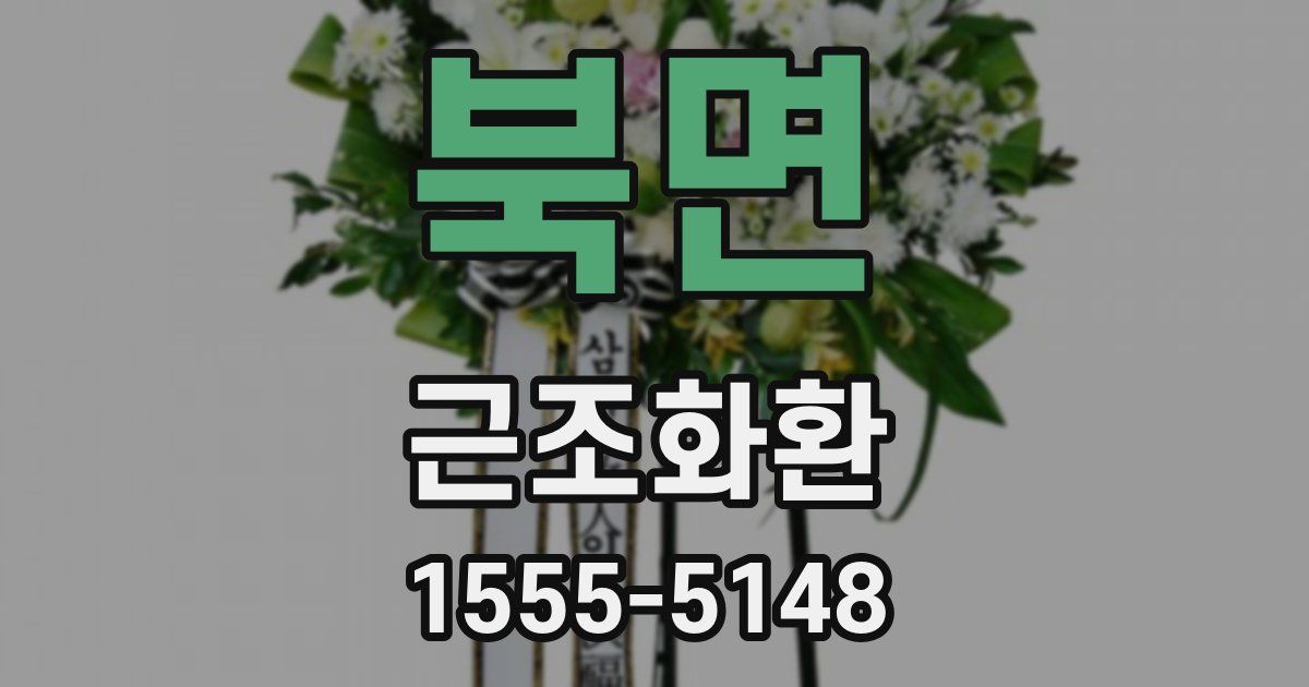 북면 근조화환