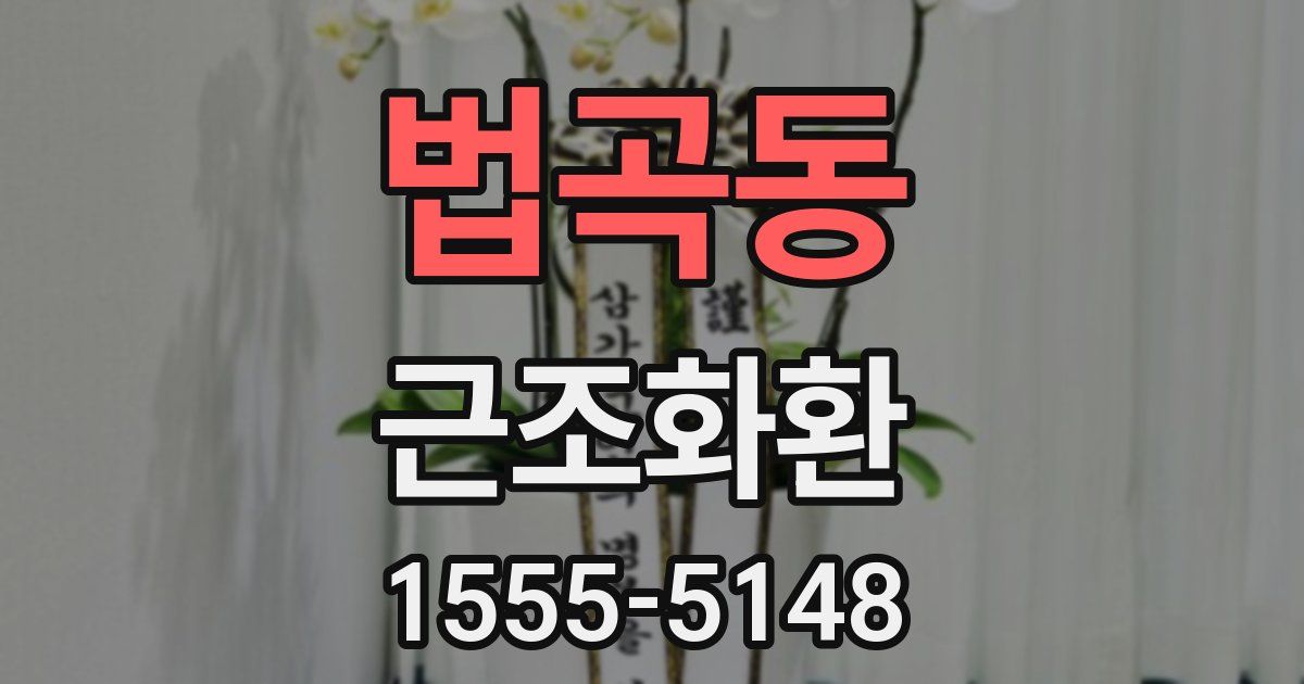 법곡동 근조화환
