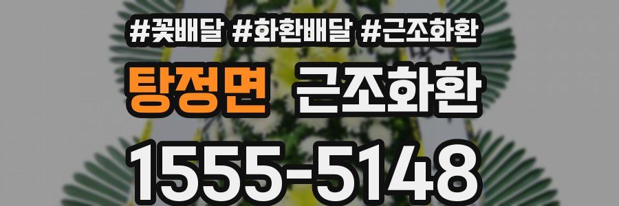 탕정면 근조화환