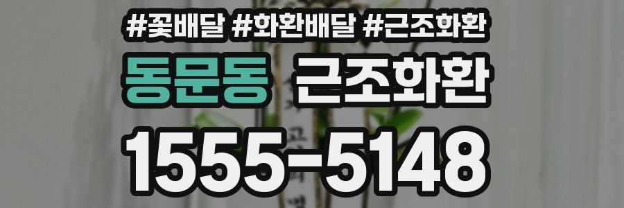 동문동 근조화환