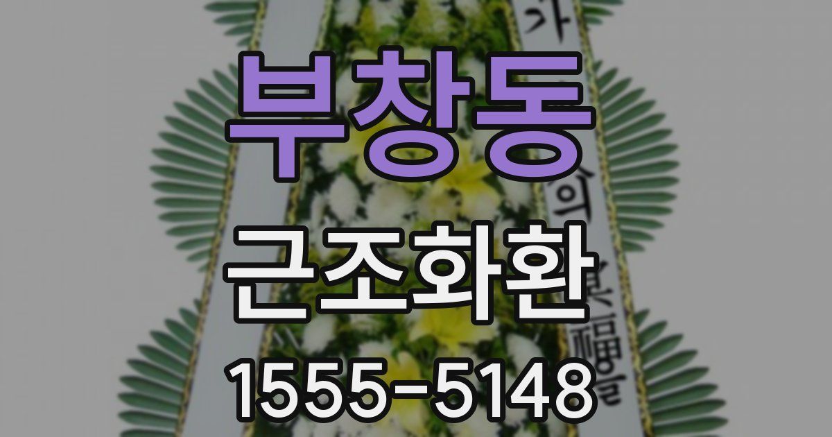 부창동 근조화환