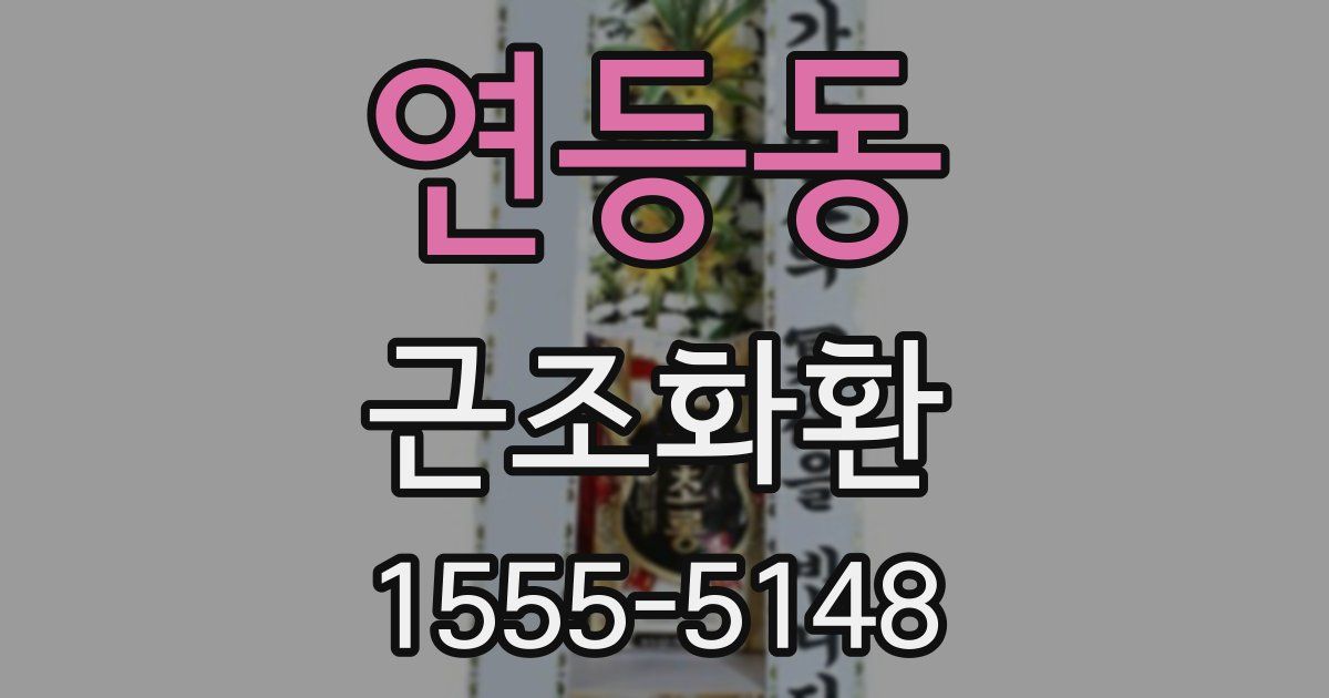 연등동 근조화환