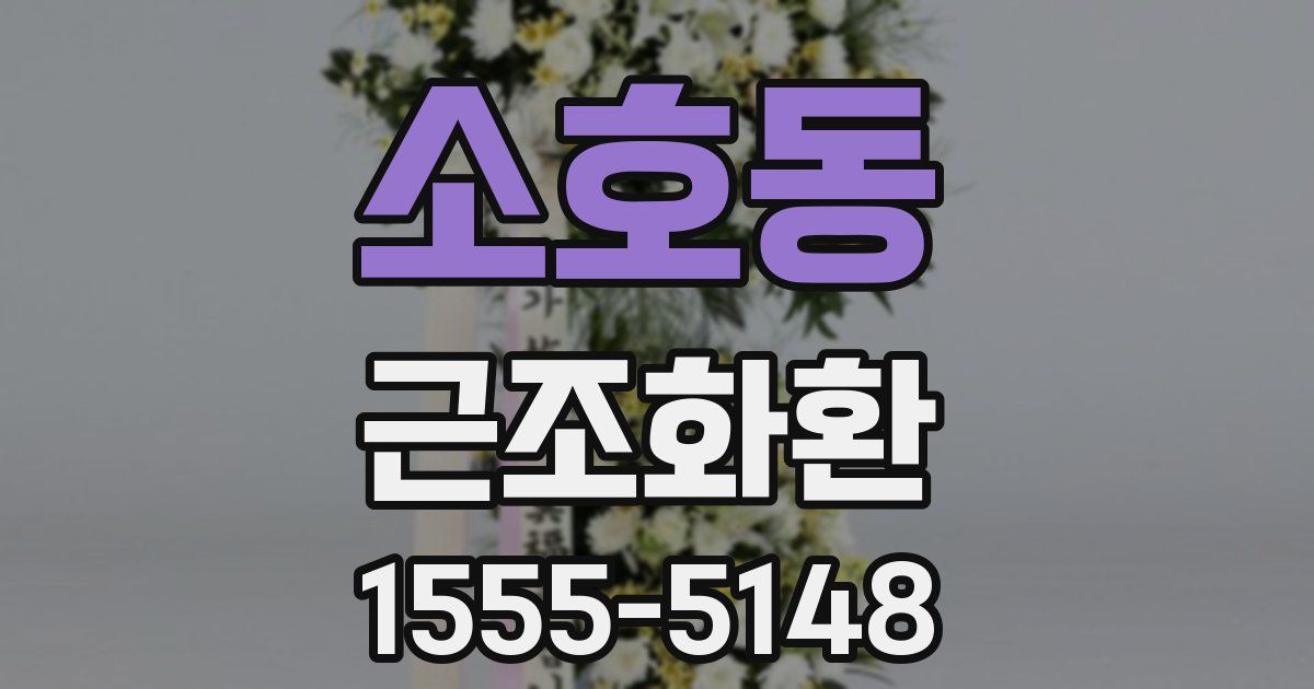 소호동 근조화환
