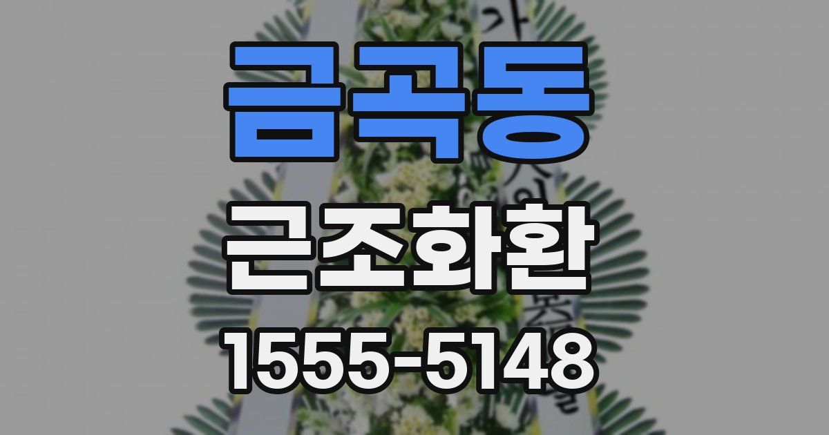 금곡동 근조화환