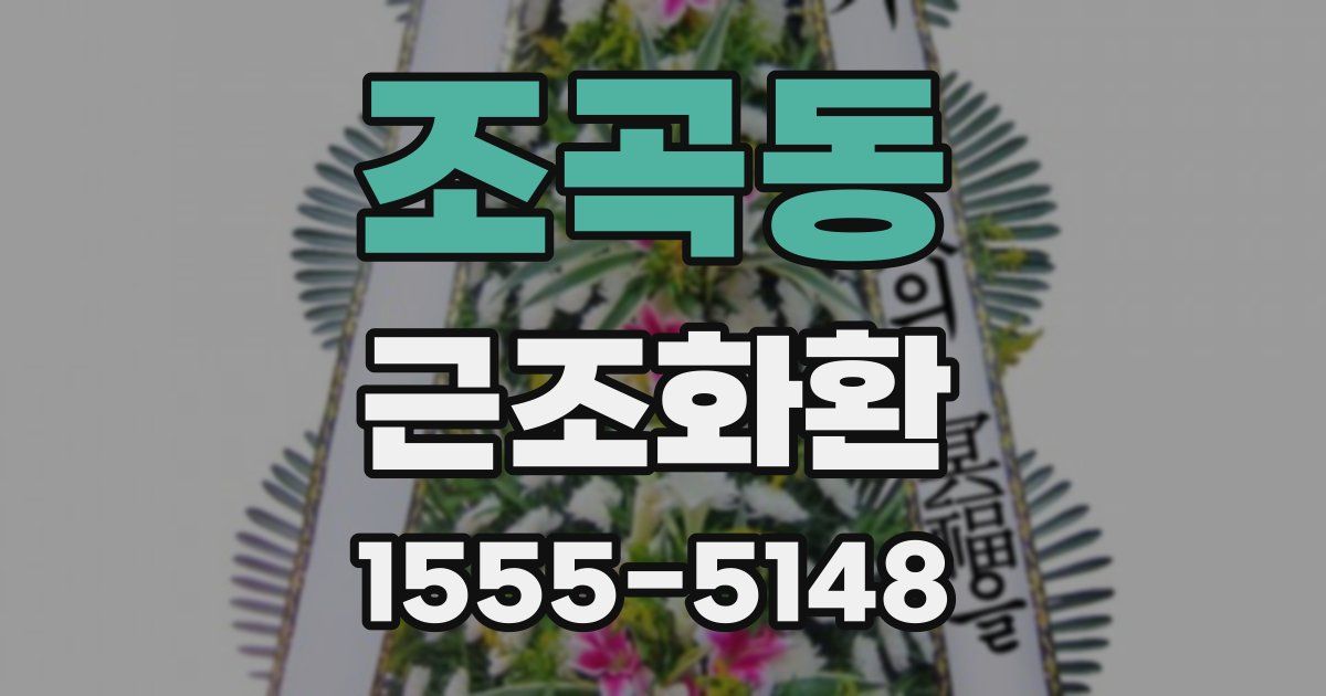 조곡동 근조화환