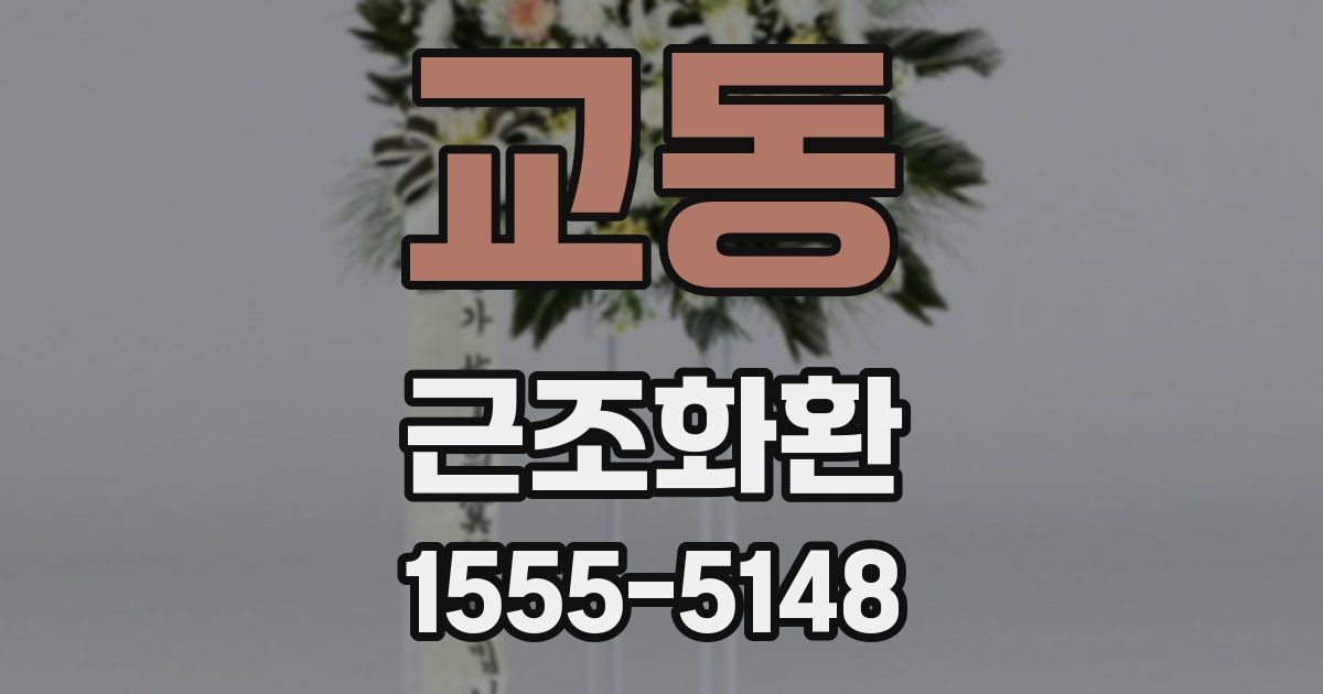 교동 근조화환