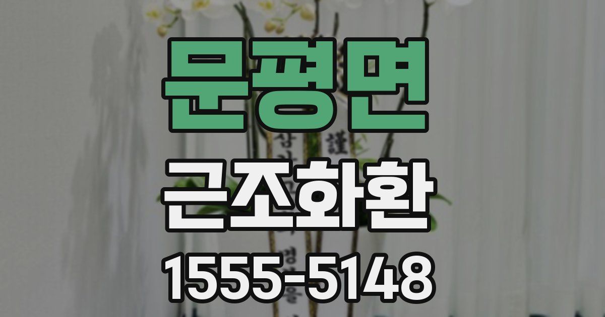 문평면 근조화환