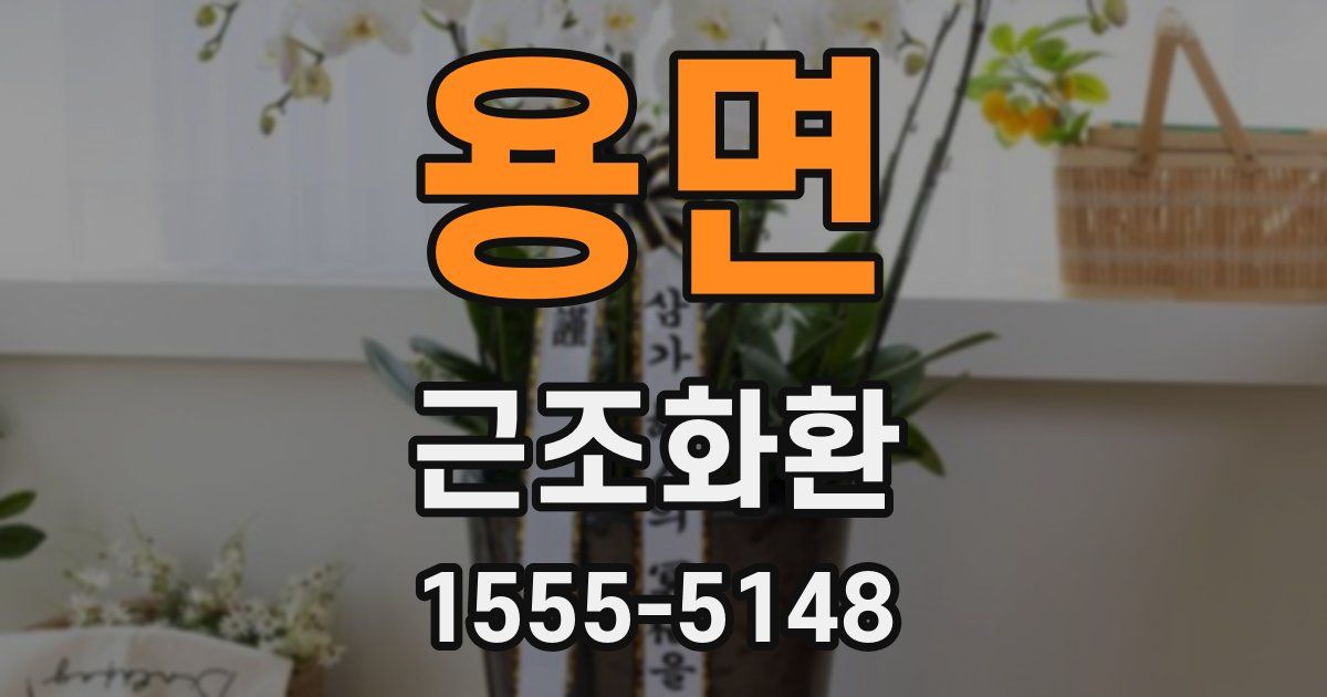 용면 근조화환