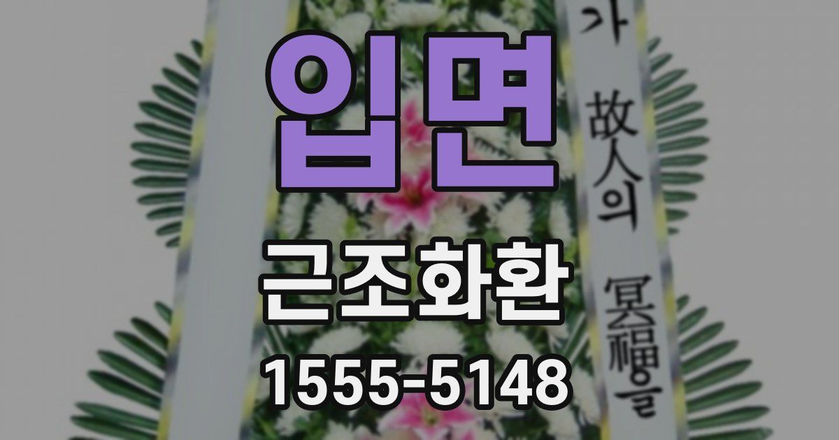 입면 근조화환