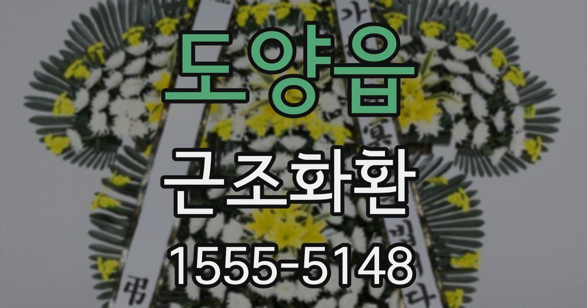 도양읍 근조화환