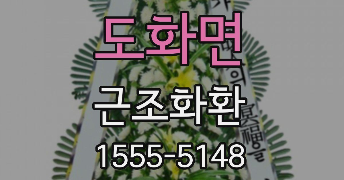 도화면 근조화환