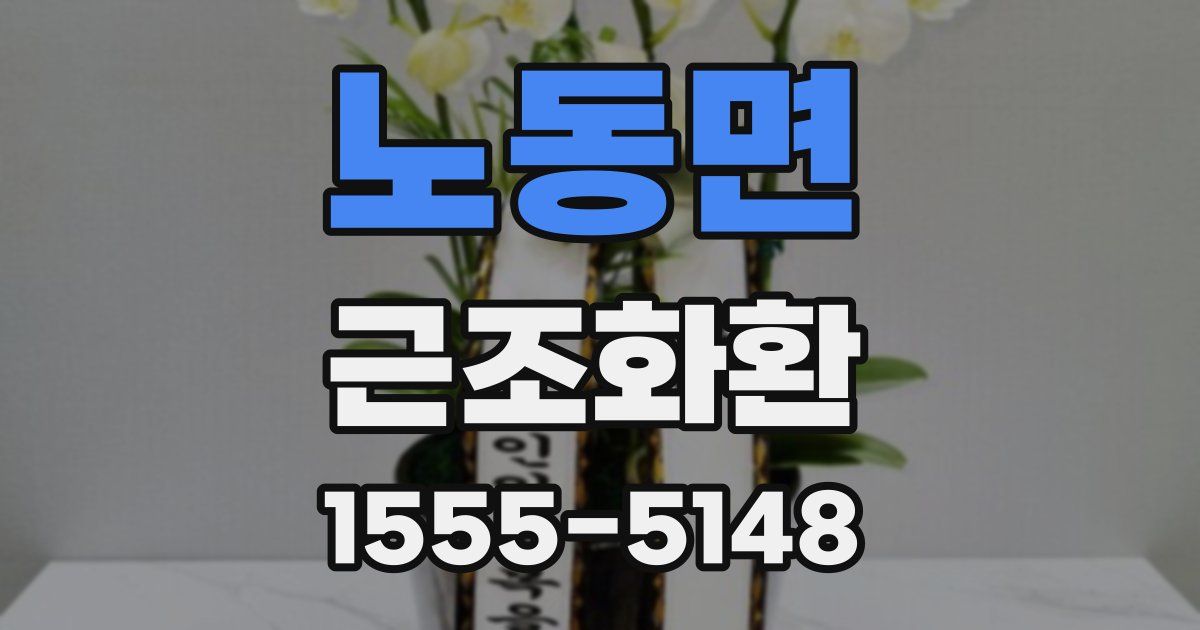 노동면 근조화환