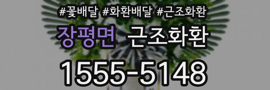 장평면 근조화환