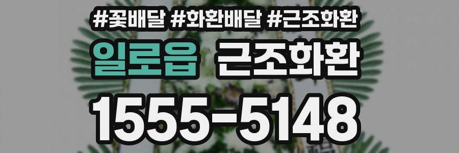 일로읍 근조화환