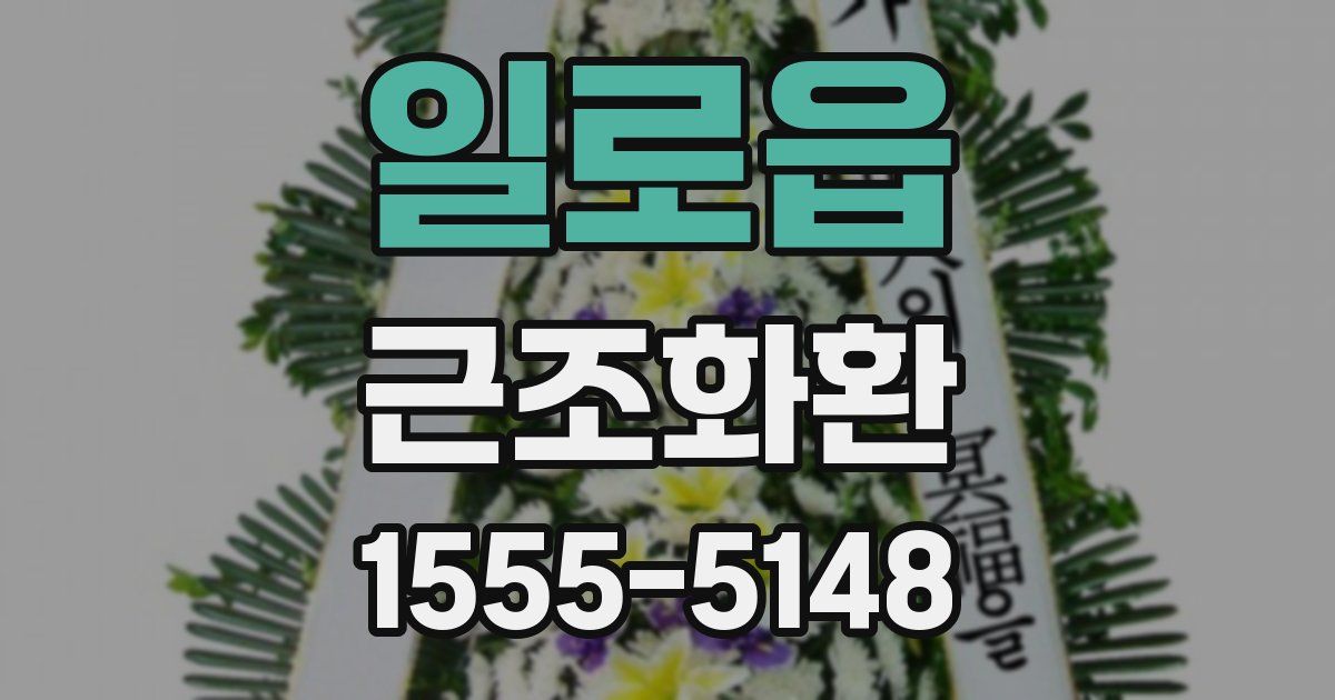 일로읍 근조화환