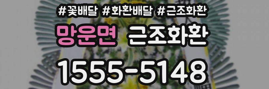 망운면 근조화환