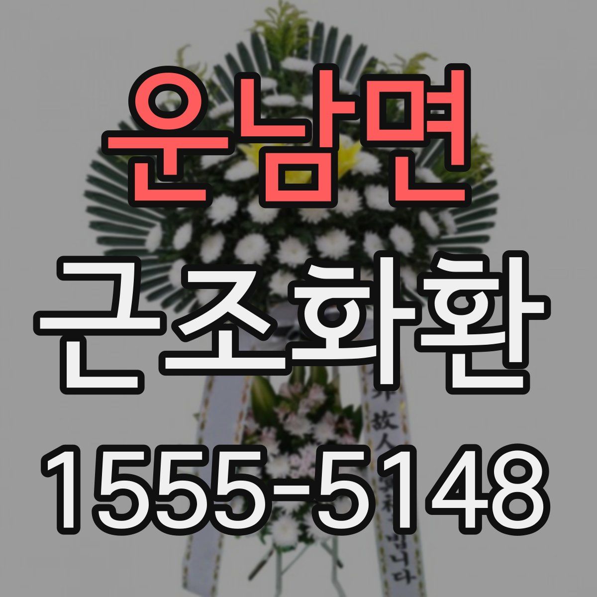 운남면 근조화환