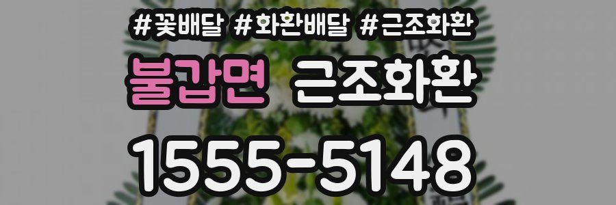 불갑면 근조화환