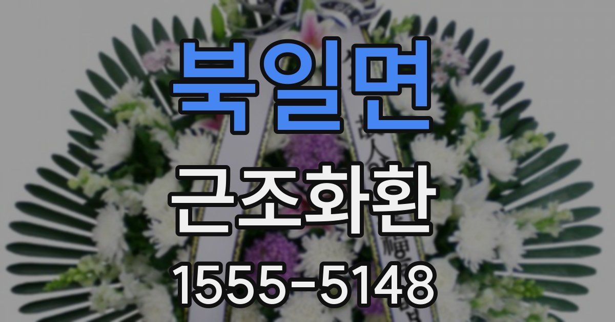 북일면 근조화환
