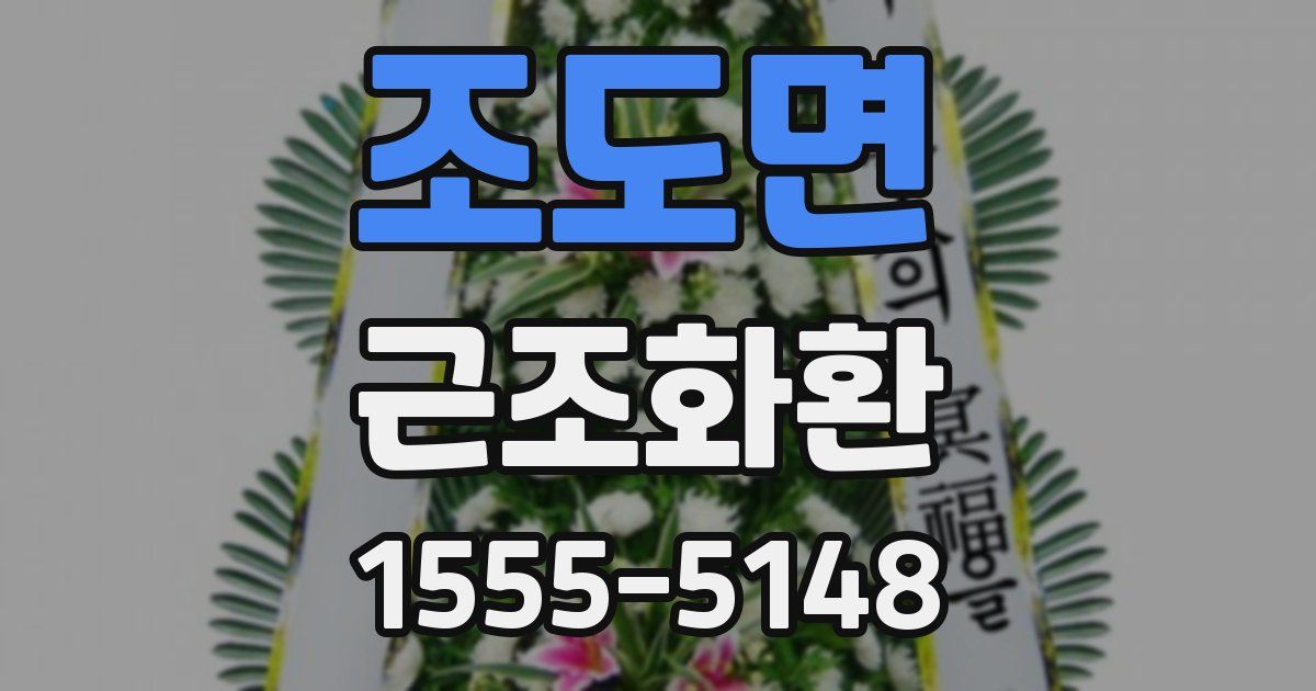 조도면 근조화환