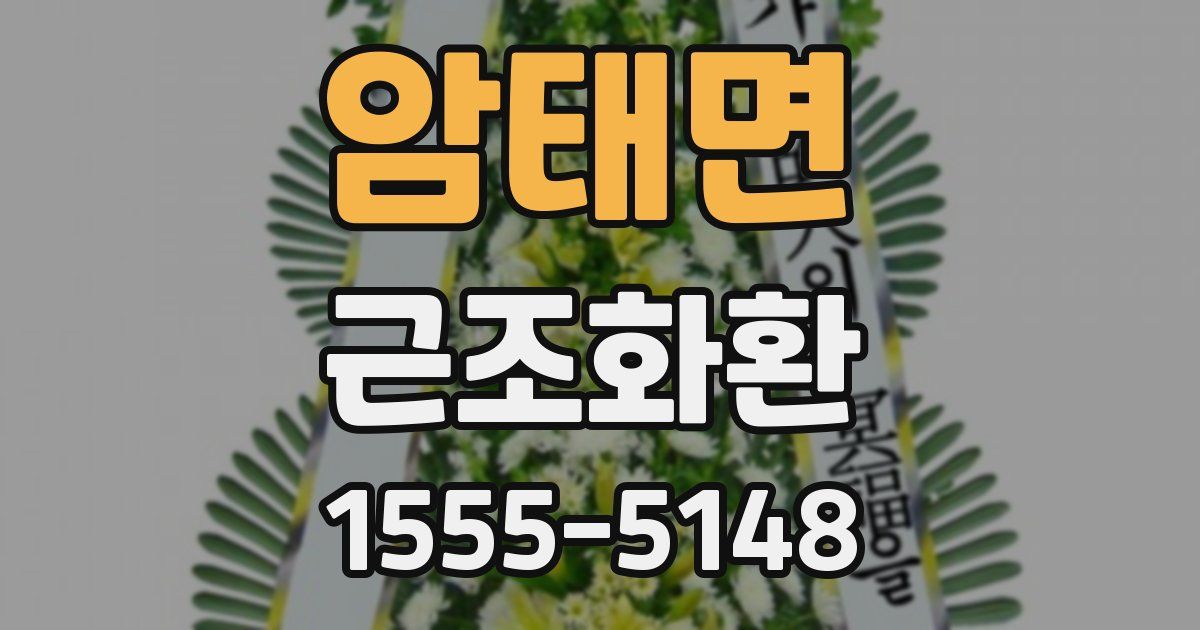 암태면 근조화환