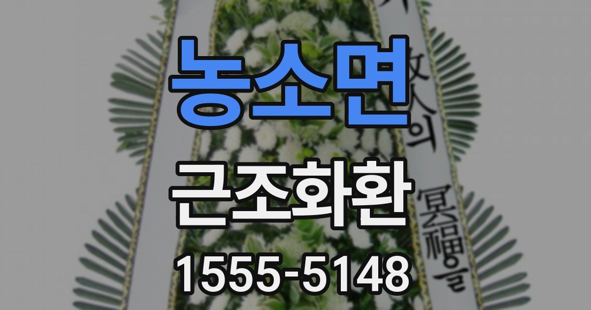 농소면 근조화환