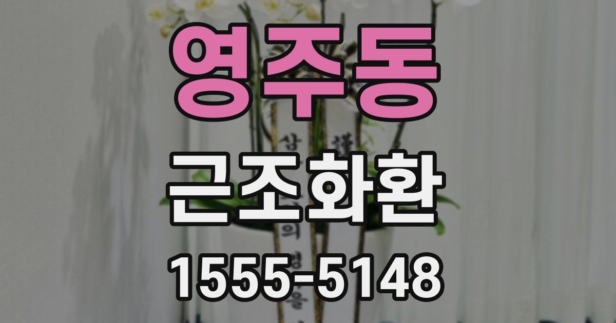 영주동 근조화환