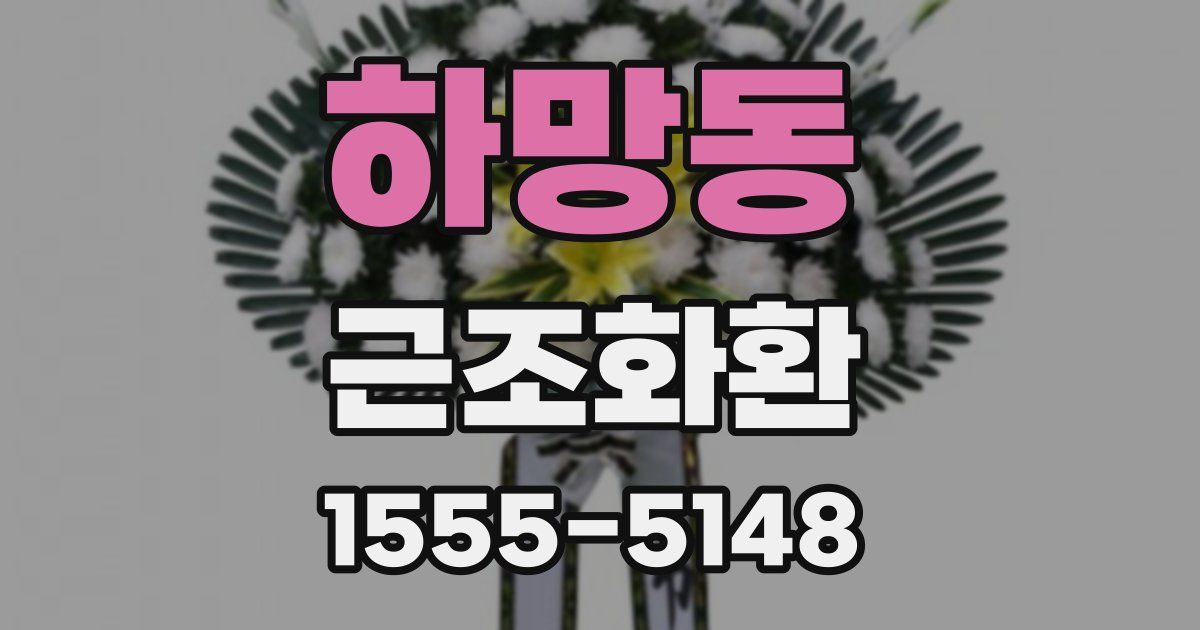 하망동 근조화환