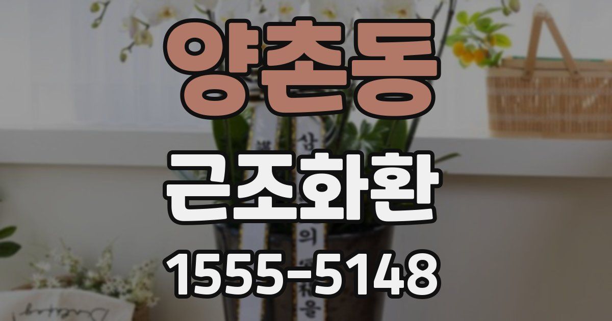 양촌동 근조화환