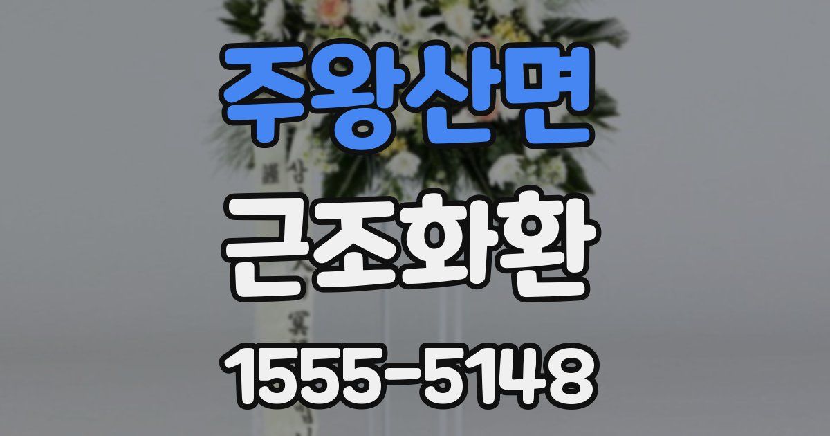 주왕산면 근조화환