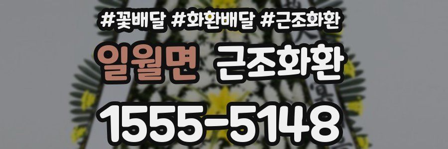 일월면 근조화환