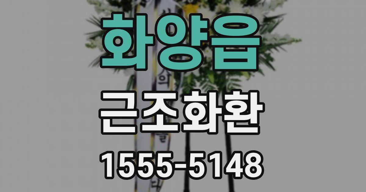 화양읍 근조화환