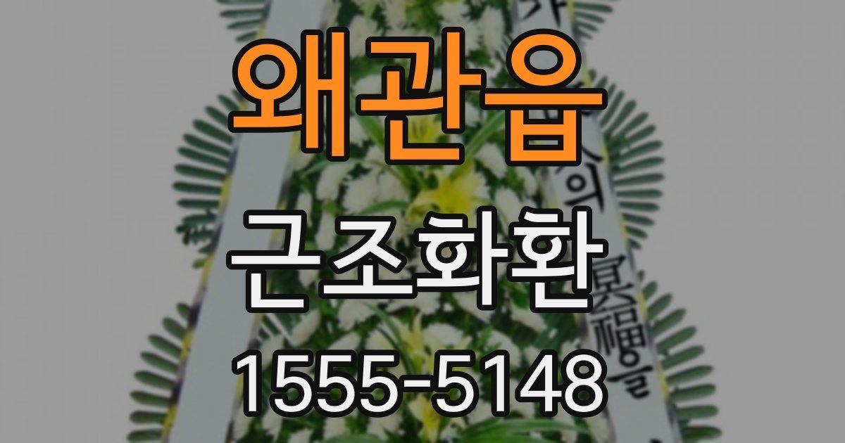 왜관읍 근조화환