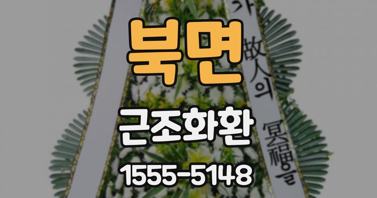북면 근조화환