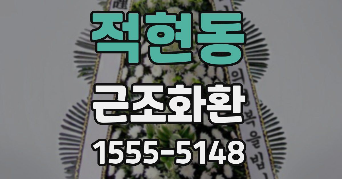 적현동 근조화환
