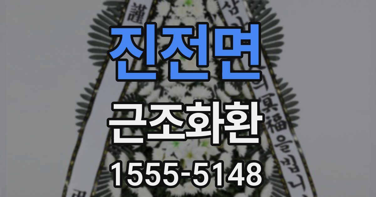 진전면 근조화환